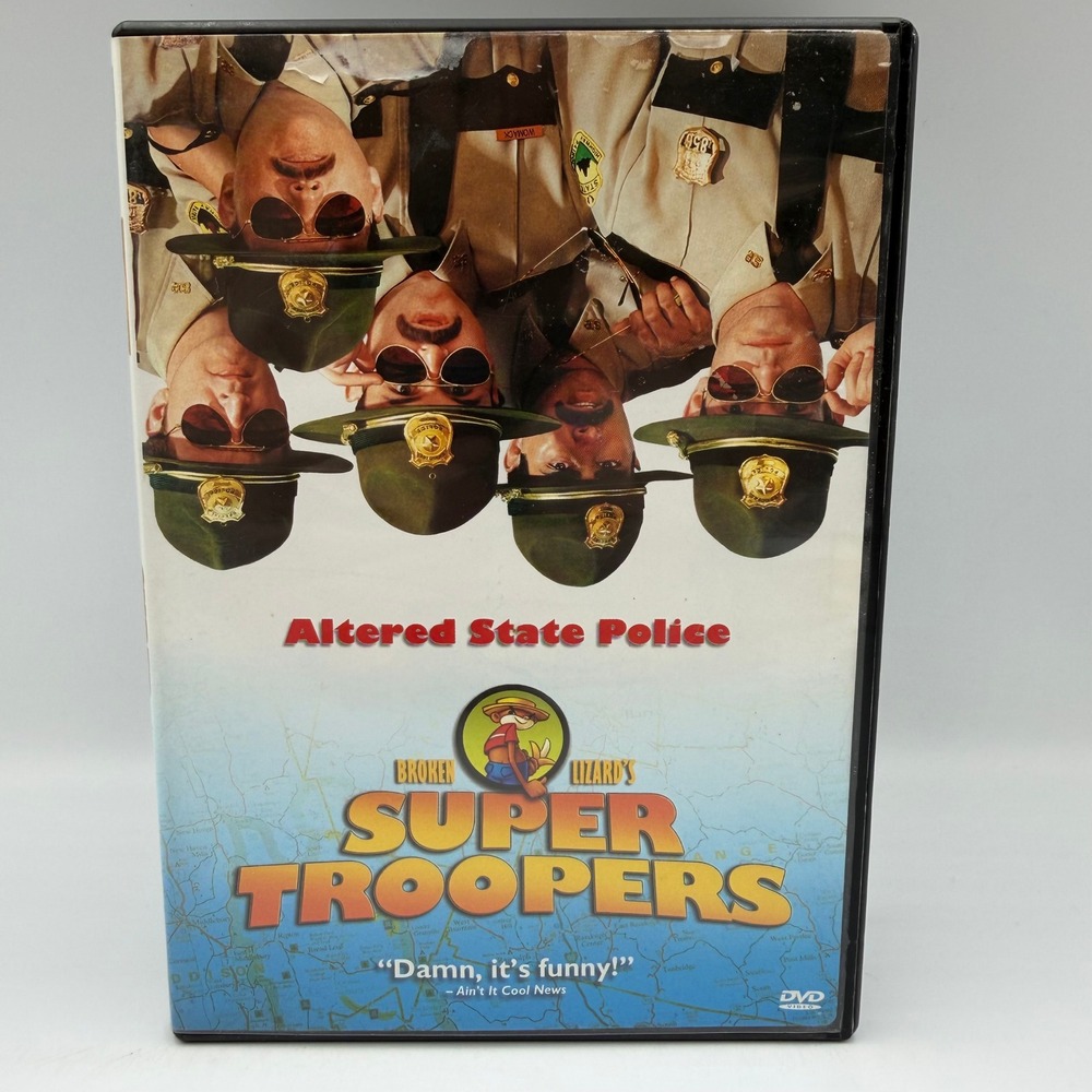 Super Troopers DVD 2002 Broken Lizard Comedy Movie Widescreen Rated R